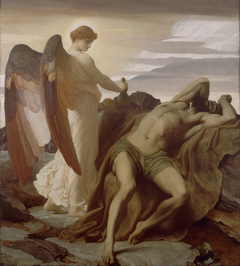 Elijah in the Wilderness by Frederic Leighton