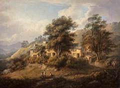 Elleray (The Old Cottage at Elery in Westmoreland, the seat of John Wilson Esqr) by Alexander Nasmyth