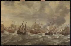 Episode from the Four Days' Naval Battle, 11-14 June 1666, of the Second Anglo-Dutch War, 1665-67 by Unknown Artist