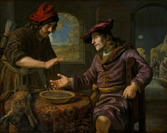Esau and the mess of pottage. by Jan Victors