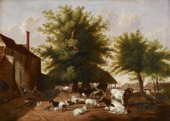 Farmyard Scene by Jacob Cox