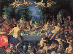 Feast of the Gods by Hans Rottenhammer I