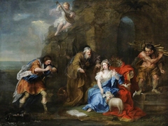 Ferdinand courting Miranda (from William Shakespeare's The Tempest, Act I scene ii)