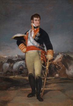 Ferdinand VII at an Encampment by Francisco Goya