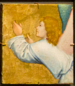 Fragment from the Liesborn High Altarpiece: Angel with Chalice turning left by Master of Liesborn