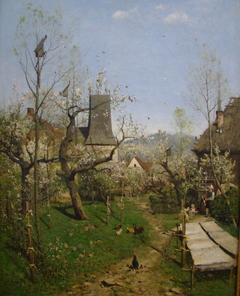 Frühling auf dem Dorf by Karl Buchholz