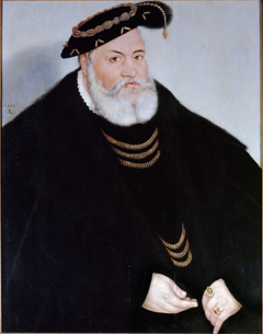 George the Pious Margrave of Brandenburg-Ansbach by Lucas Cranach the Younger and Workshop