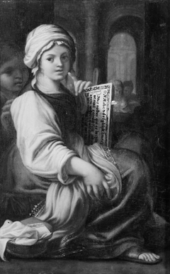 Girl with a Hornbook by Bartolomeo Schedoni