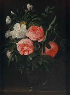 Glas mit Rosen by Jan Anton van der Baren