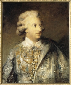 Gustav III (1746-1792), kung av Sverige, g.m. Sofia Magdalena, prinsessa av Danmark, drottning av Sverige by Carl Frederik von Breda