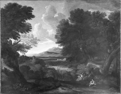 Hagar and Ishmael in a Southern Wooded Landscape
