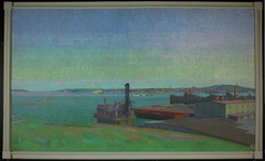 Halifax Harbour by Harold Gilman