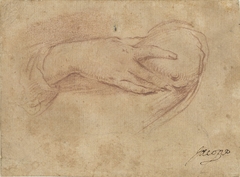 Hand aan een borst by Peter Paul Rubens