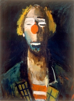 Head of a clown by Joseph Kutter