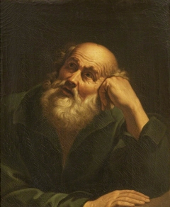 Head of Saint Peter (after Reni) by possibly Samuel Woodforde