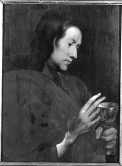 Hl. Johannes Evangelist (Werkstattkopie) by Anthony van Dyck