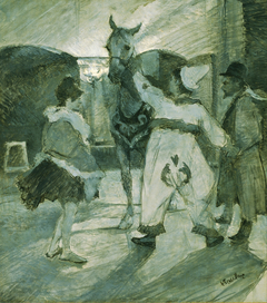 In the Wings at the Circus by Henri de Toulouse-Lautrec