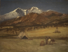 Indian Encampment - Evening