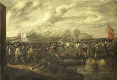 Infantry Battle at a Bridge