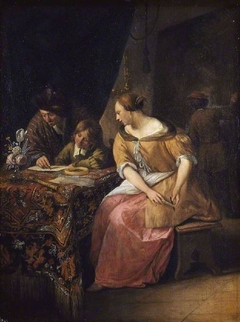 Interior with a Painter and His Family