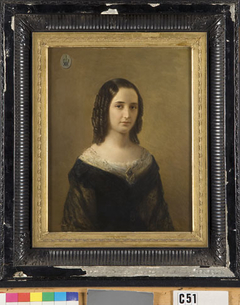 Jonkvrouwe Louisa Wilhelmina Geertruida Jacoba de Kock (1835-1854). Echtgenote van Pieter, Baron Melvill van Carnbee by Anonymous