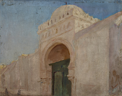 Kairouan (Entrance to the Mosque of the Barber) by Jan Ciągliński