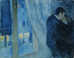 Kiss by the Window by Edvard Munch