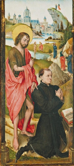 Kneeling Donor with St. John the Baptist by Vrancke van der Stockt