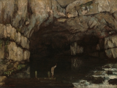 La Grotte de la Loue by Gustave Courbet