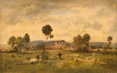 Landscape with a Pine-tree by Narcisse Virgilio Díaz