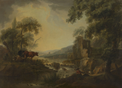 Landscape with a River by Johann Jakob Schalch