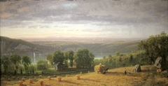 Landscape with Haywain by Worthington Whittredge