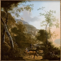 Landscape with Mule and Rider