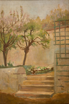 Landscape with Small Stairs by Jacek Malczewski