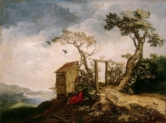 Landscape with the Prophet Elijah in the Desert by Abraham Bloemaert