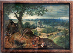 Landschap (1577) by Lucas van Valckenborch