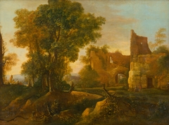 Landschap met ruïnes by Jan Both