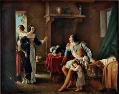 Louis XIII and Mlle de La Fayette by Eugénie Servières