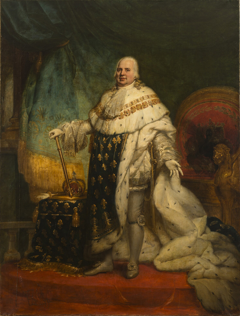 Louis XVIII of France in Coronation Robes