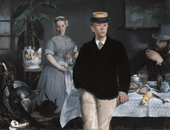 Luncheon in the Studio by Edouard Manet