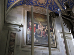 Madonna and Child with Saints Paolino, Lucia, Filippo Neri, Antonio Abate, Antonio da Padova and Elisabetta of Hungary by Giovanni Marracci