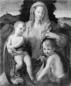 Madonna and Child with the Young Saint John the Baptist by Anonymous