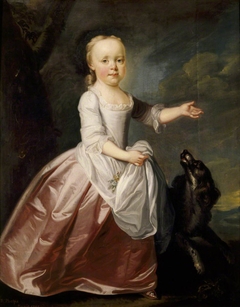 Margaret Luttrell, Mrs John Henry Southcote (1747-1792) as a Child by Richard Phelps