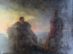 Marius sur les ruines de Carthage by Léon Cogniet