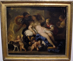Mars and Venus in Vulcan's Forge by Luca Giordano