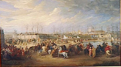 Mehemet Effendi, ambassadeur turc arrive aux Tuileries, 21 mars 1721