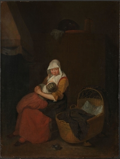 Mother and Child by Quirijn van Brekelenkam
