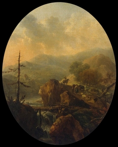 Mountain Landscape by Nicolas-Antoine Taunay
