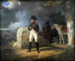 Napoleon Meditating on a Military Map at Charleroi by Horace Vernet