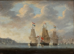 Naval Battle by Anonymous